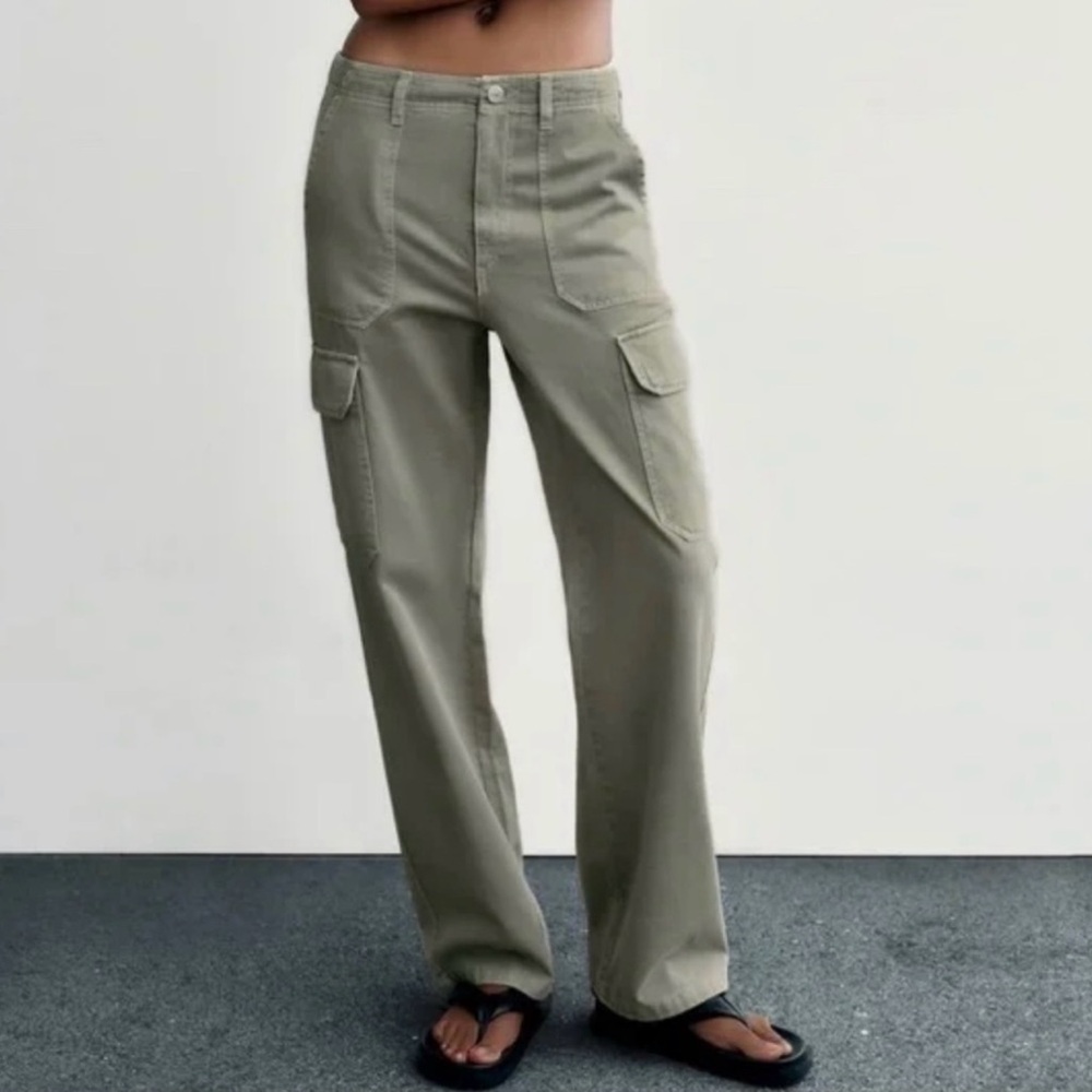 ZARA cargo khaki- NWT